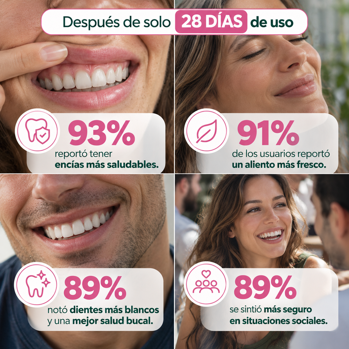 Tabletas Probióticas Orales | Elimina las bacterias que causan el mal aliento